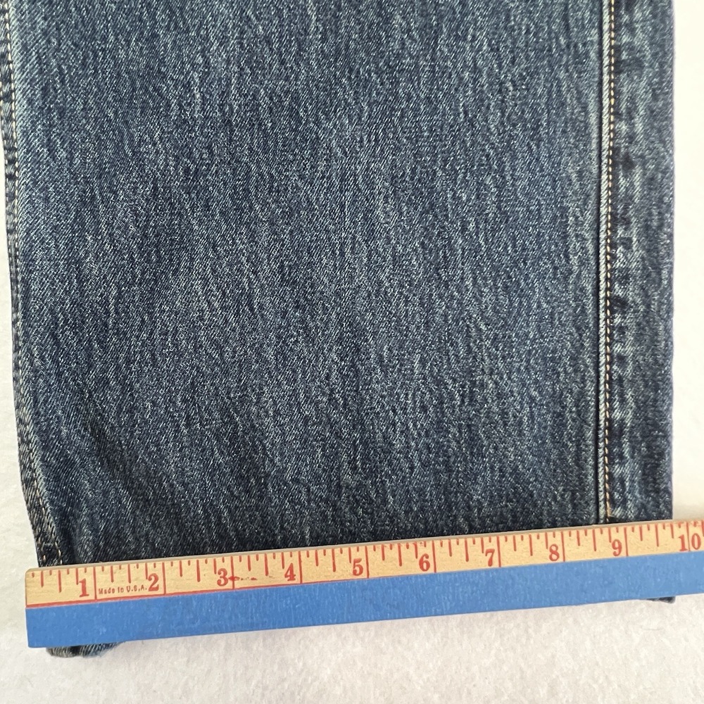 Hollister Low Rise Baggy Jeans Womens 10R W30 Blue Wide Leg Denim 100% Cotton Y2 - Picture 16 of 16